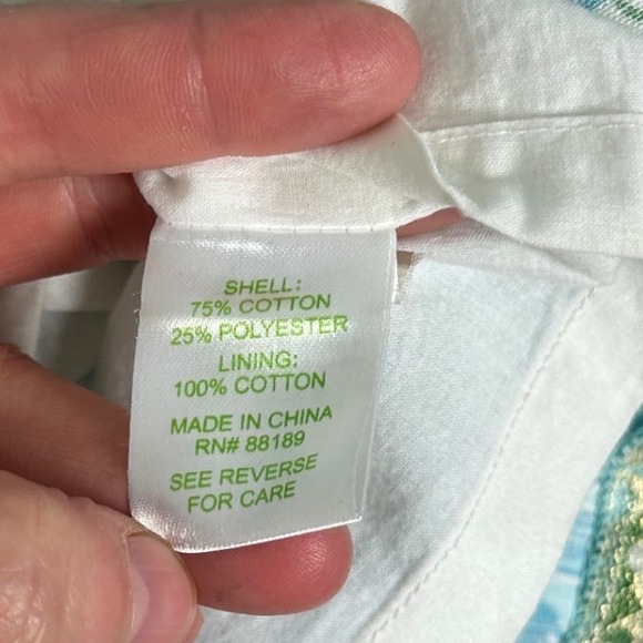 Lilly Pulitzer Originals Blue Floral Mini Dress‎ Size 2 Pockets Preppy Resort - Picture 6 of 15